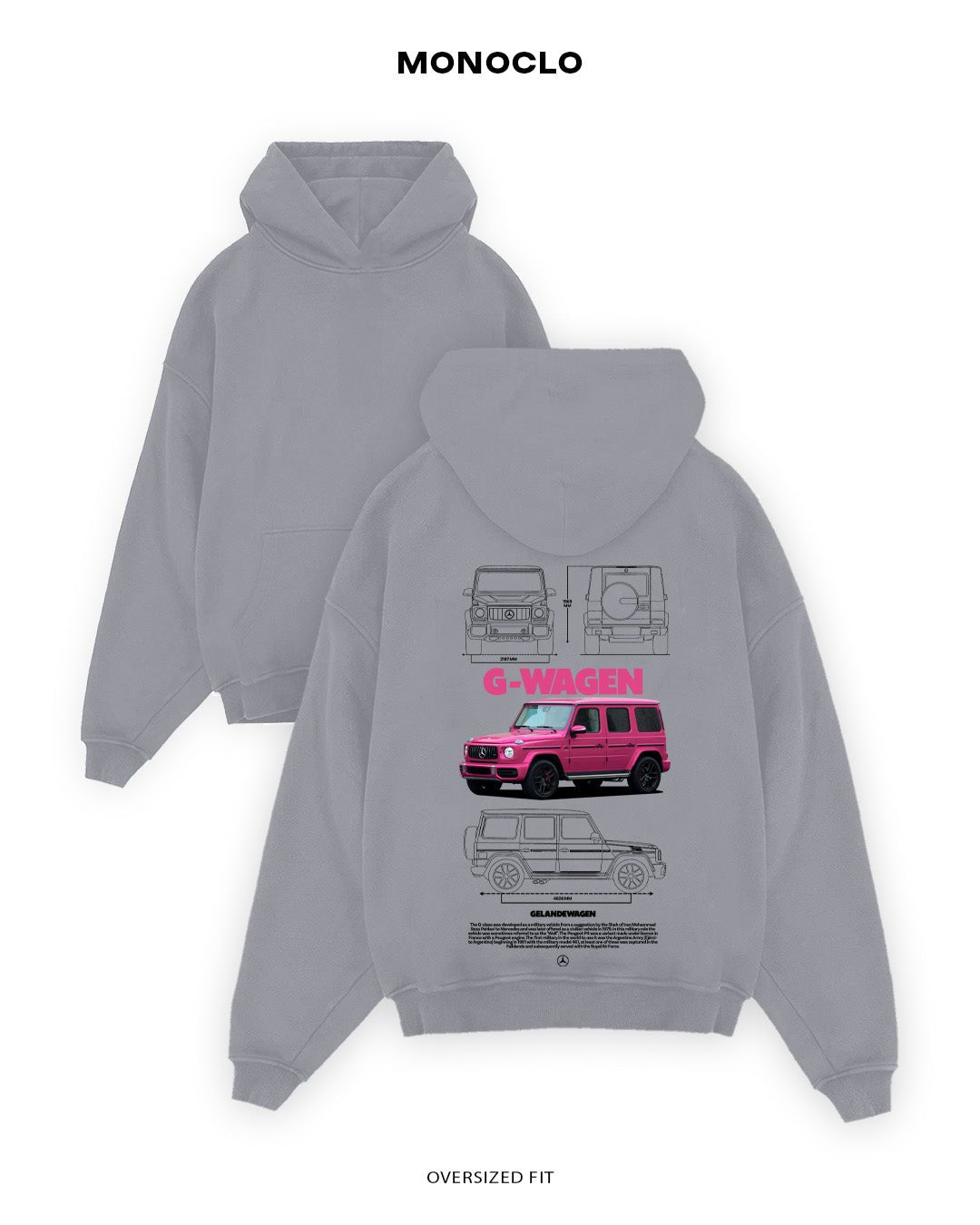 Худі Mercedes - Benz G - WAGEN - MONOCLO UA