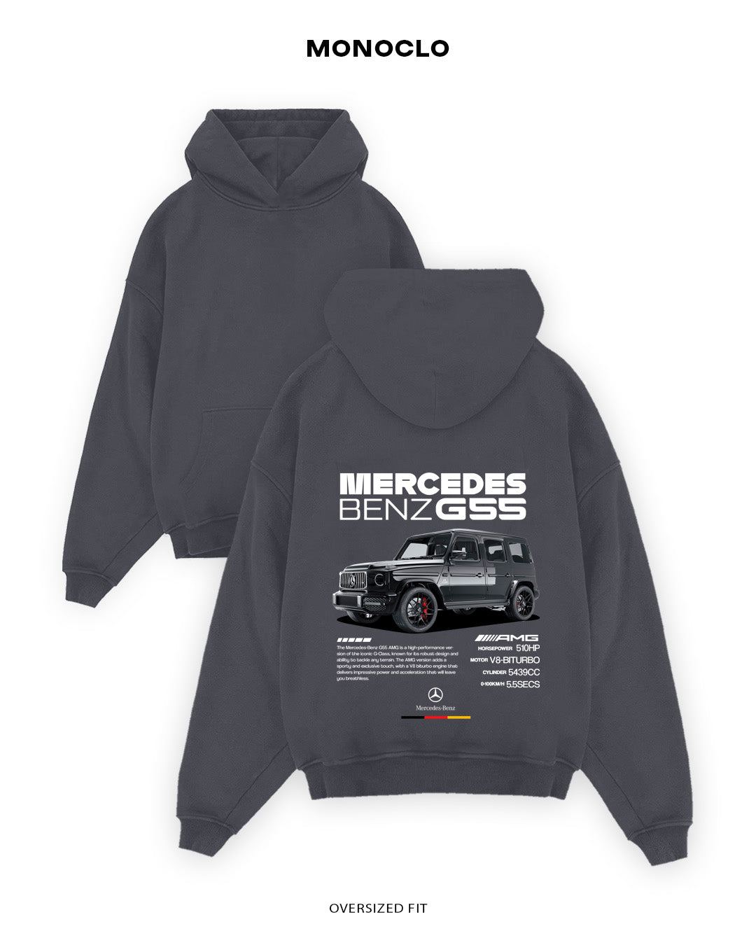 Худі Mercedes - Benz G55 - MONOCLO UA