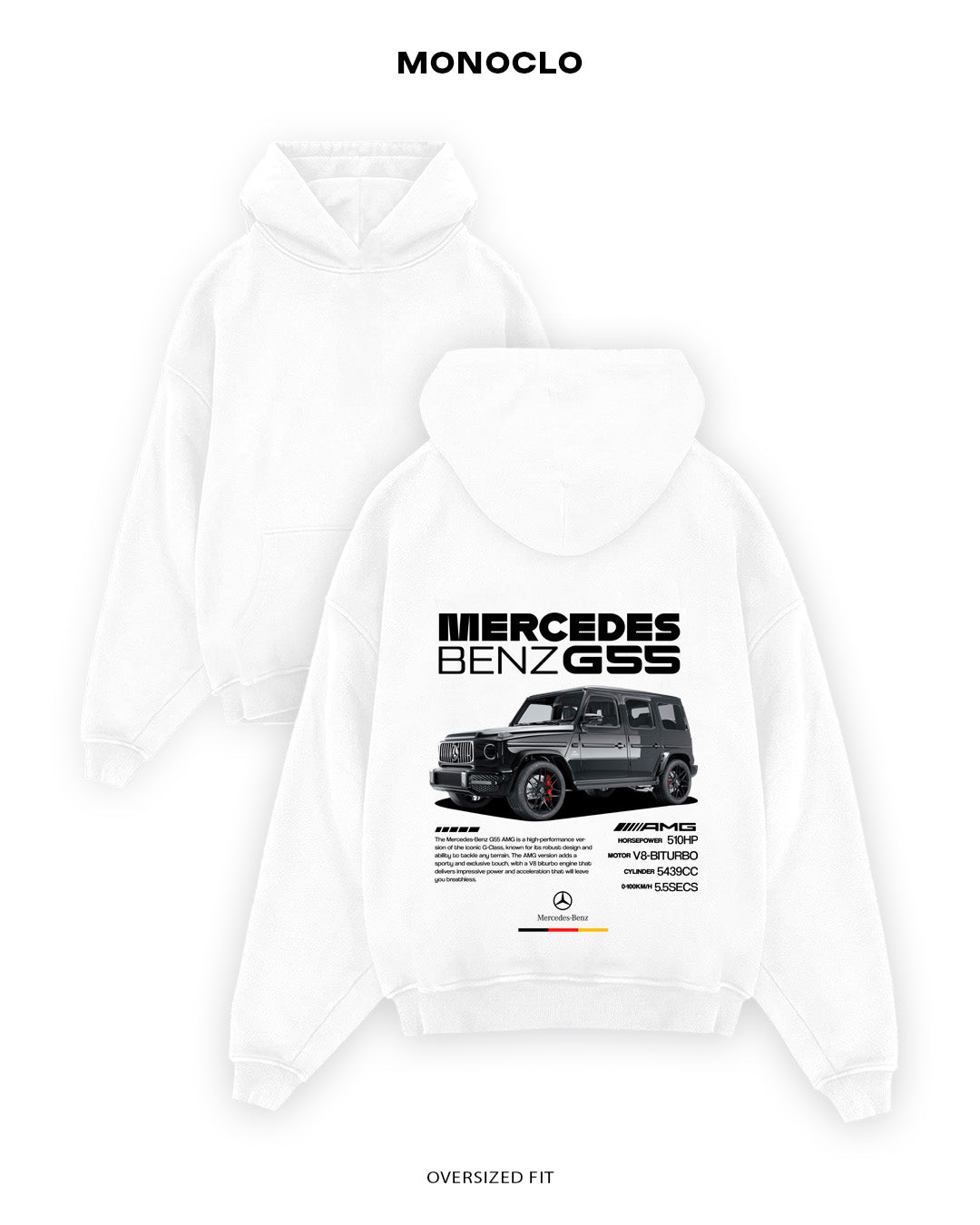 Худі Mercedes - Benz G55 - MONOCLO UA