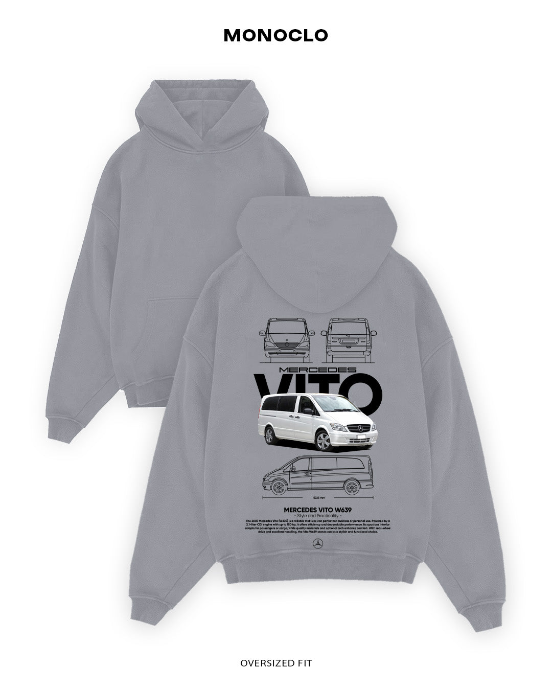 Худі Mercedes - Benz Vito W639 - MONOCLO UA