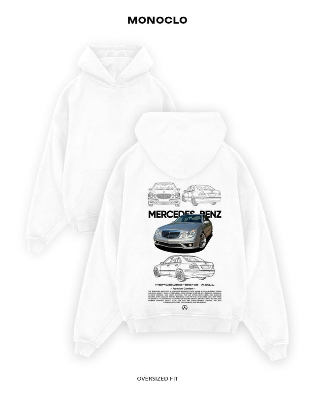 Худі Mercedes - Benz W211 - shop_name Білий
