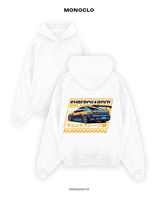 Худі Monoclo 86 (GT86/BRZ) - Оверсайз Унісекс - shop_name Білий