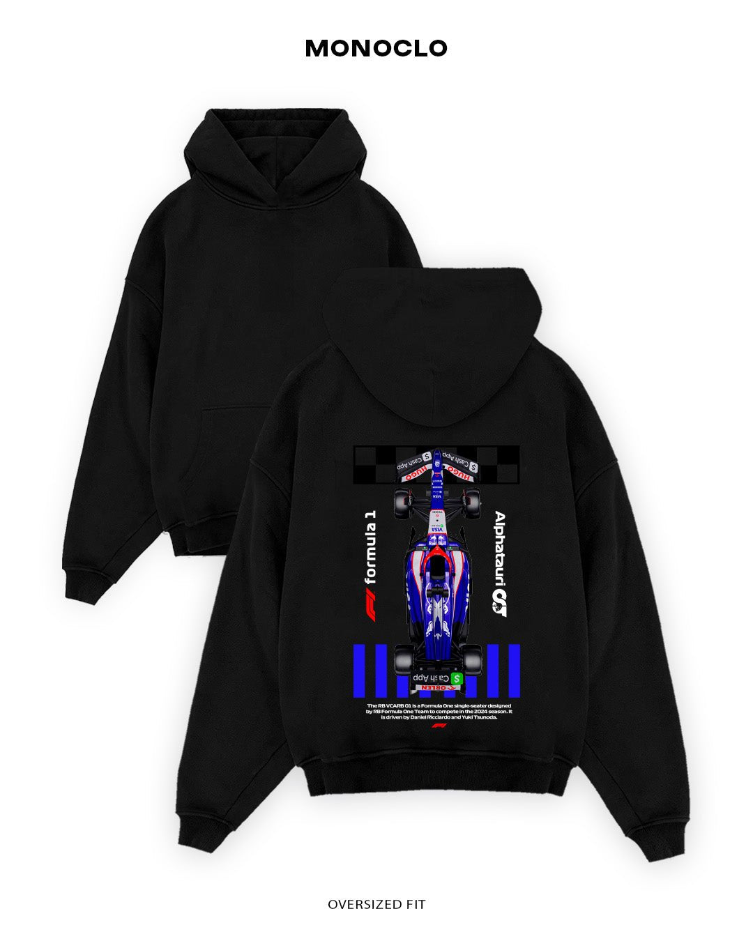 Худі Monoclo AlphaTauri Formula 1 - shop_name Чорний