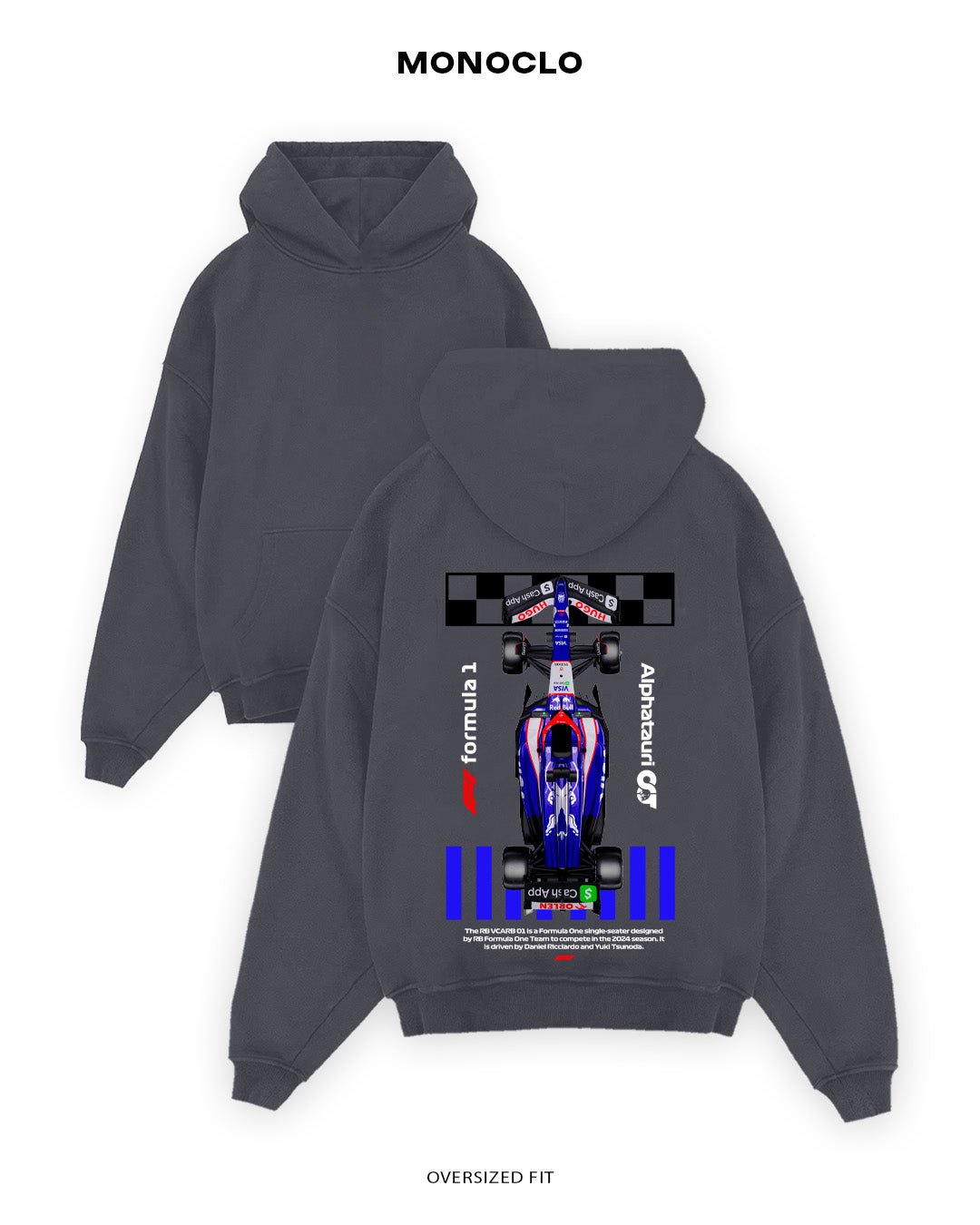 Худі Monoclo AlphaTauri Formula 1 - shop_name Графітовий