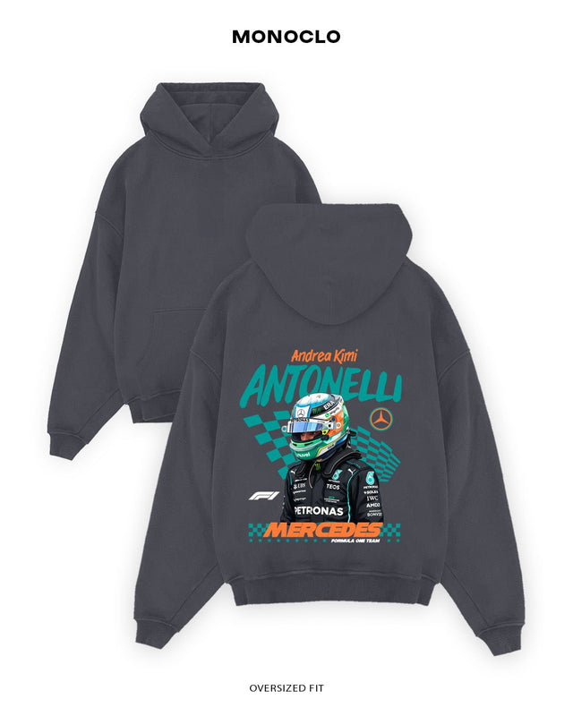 Худі Monoclo Andrea Kimi Antonelli – Mercedes F1 🚦 - shop_name Графітовий