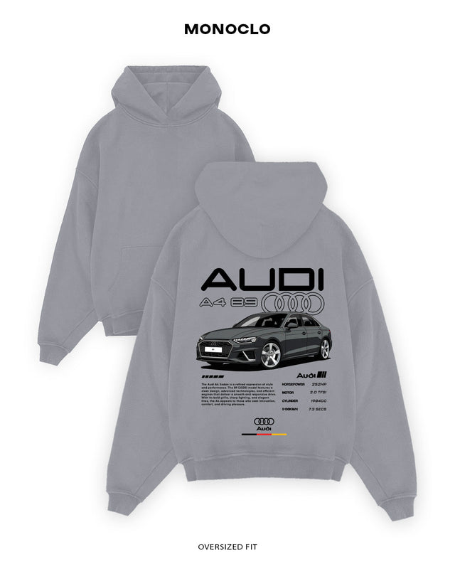Худі Monoclo Audi A4 B9 2020 - shop_name Сірий