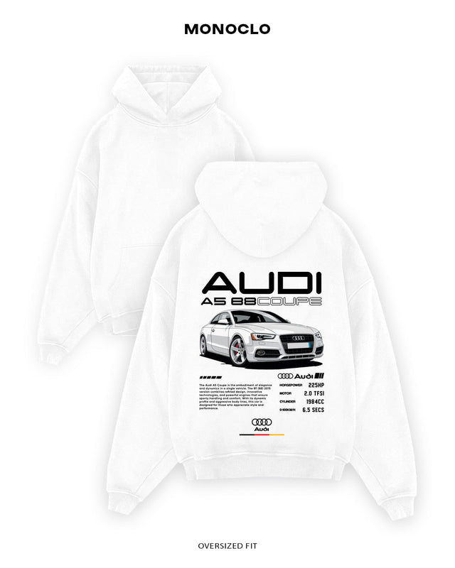 Худі Monoclo Audi A5 B8 Coupe - shop_name Білий