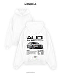 Худі Monoclo Audi A5 B8 Coupe Gray – Білий