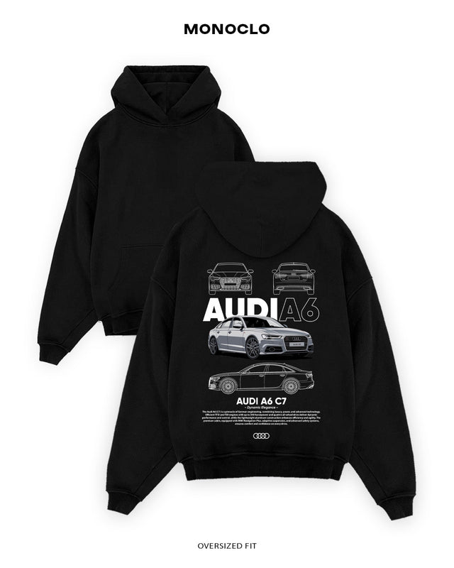 Худі Monoclo Audi A6 C7 2 - shop_name Чорний