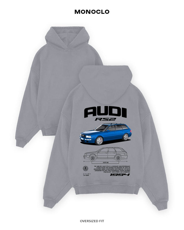 Худі Monoclo Audi RS2 Blue - shop_name Сірий