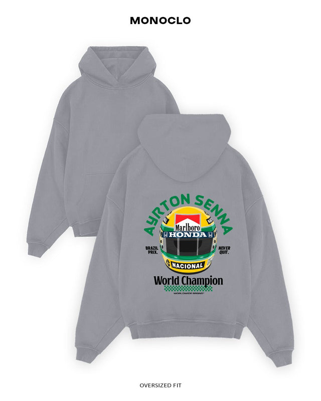 Худі Monoclo Ayrton Senna Honda Helm - shop_name Сірий