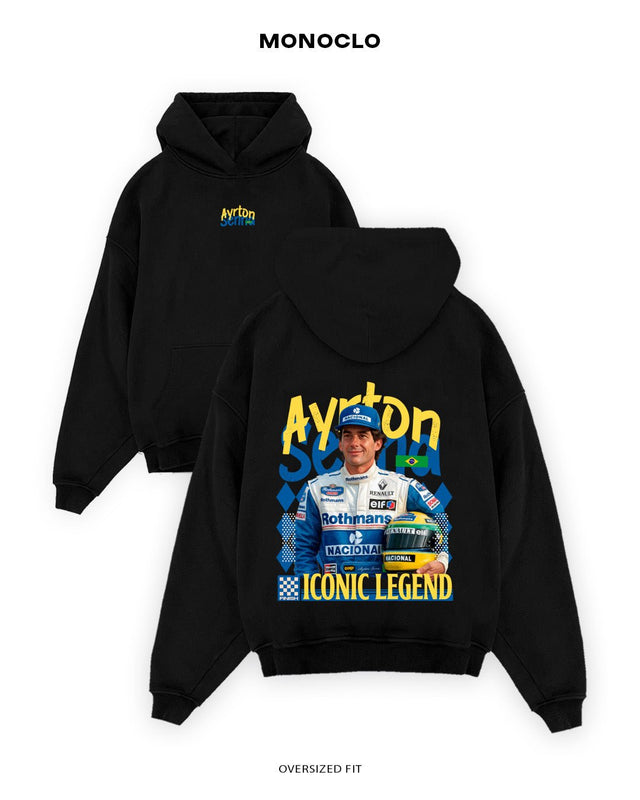 Худі Monoclo Ayrton Senna Iconic Legend - shop_name Чорний
