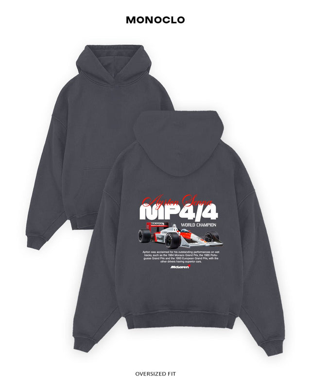Худі Monoclo Ayrton Senna McLaren MP4/4 World Champion - shop_name Графітовий