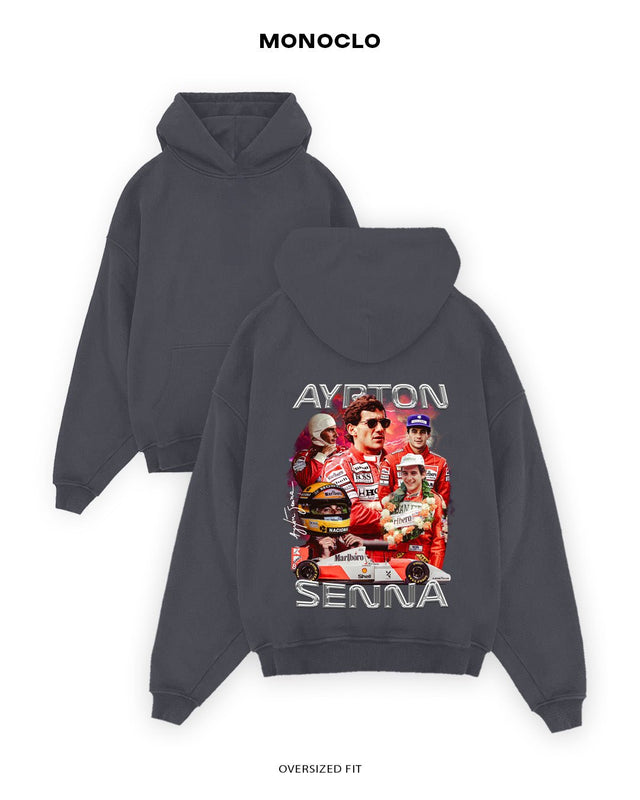 Худі Monoclo Ayrton Senna Tribute – Оверсайз Унісекс - shop_name Графітовий