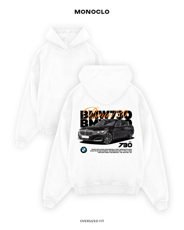 Худі Monoclo BMW 730 G11 - shop_name Білий
