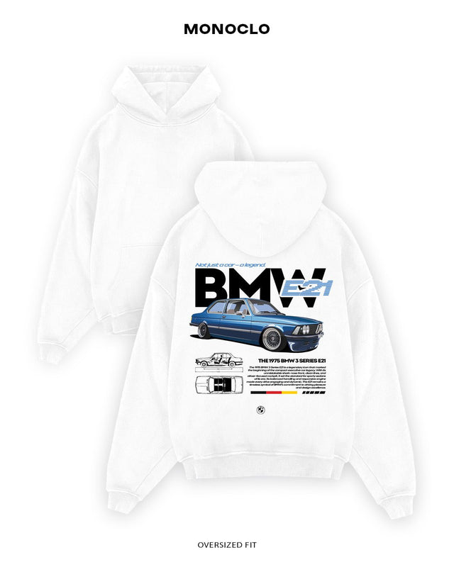 Худі Monoclo BMW E21 - shop_name Білий