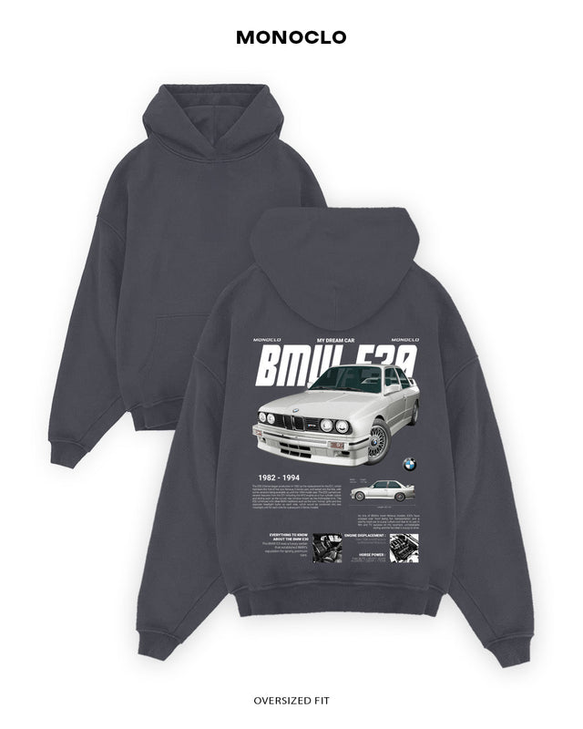 Худі Monoclo BMW E30 2 - shop_name Графітовий