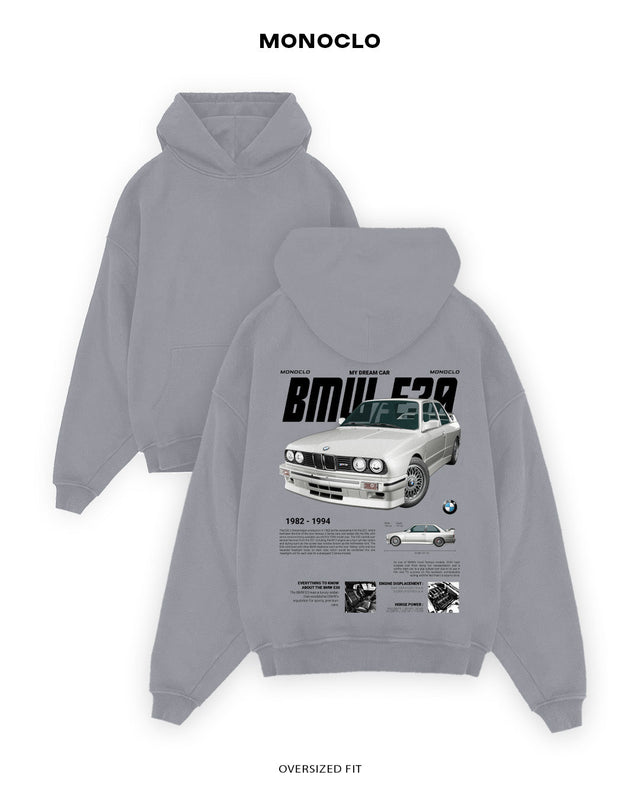 Худі Monoclo BMW E30 2 - shop_name Сірий