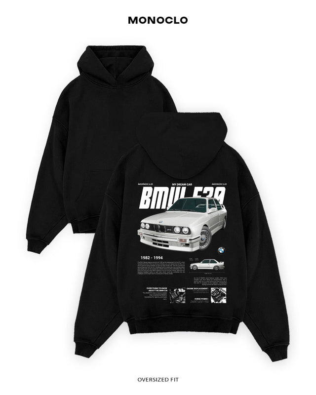 Худі Monoclo BMW E30 2 - shop_name Чорний