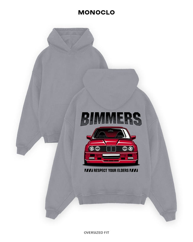 Худі Monoclo BMW E30 – BIMMERS - shop_name Сірий