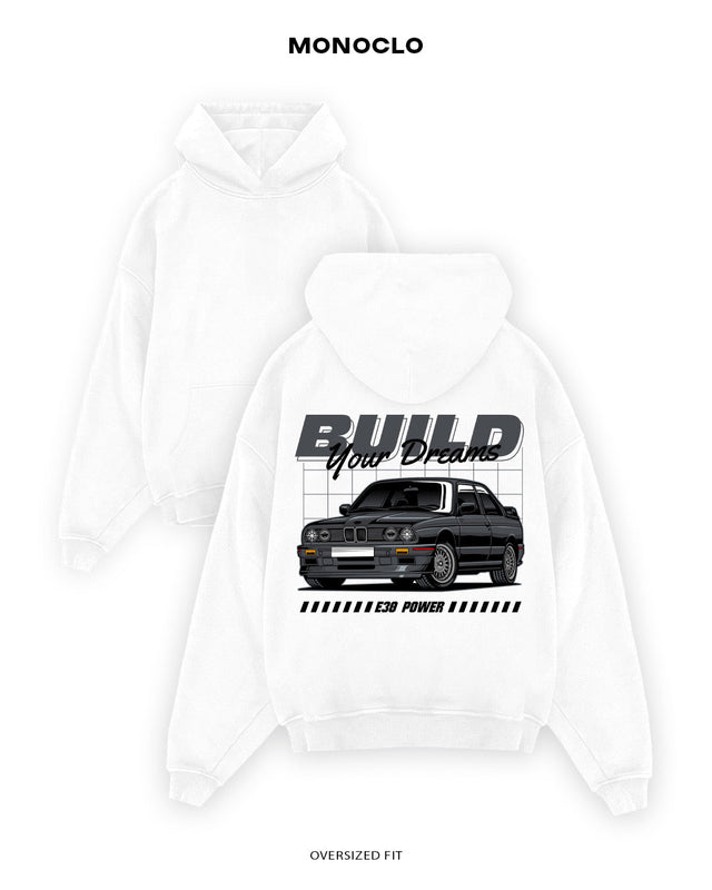 Худі Monoclo BMW E30 Power - shop_name Білий