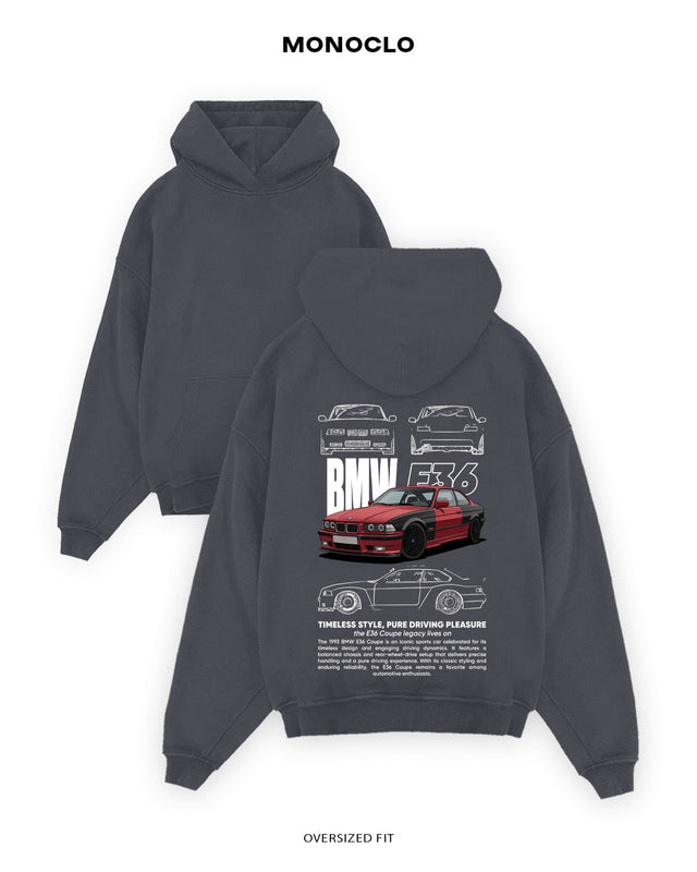 Худі Monoclo BMW E36 2 - shop_name Графітовий