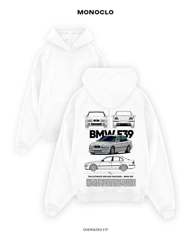 Худі Monoclo BMW E39 - shop_name Білий