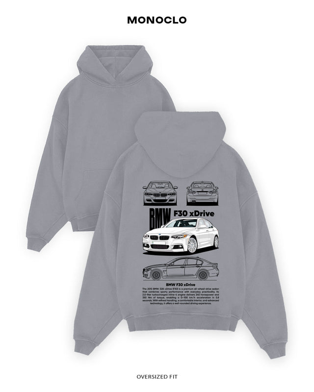 Худі Monoclo BMW F30 xDrive - shop_name Сірий