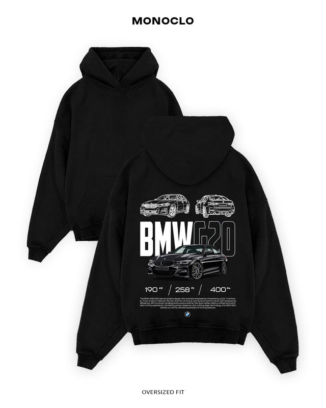 Худі Monoclo BMW G20 – Оверсайз Унісекс - shop_name Чорний