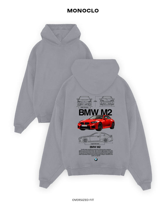 Худі Monoclo BMW M2 G87 - shop_name Сірий