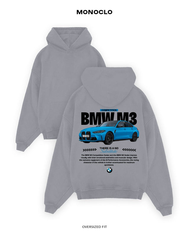 Худі Monoclo BMW M3 Competition G80 - shop_name Сірий