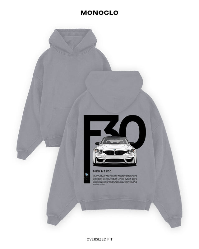 Худі Monoclo BMW M3 F30 White - shop_name Сірий