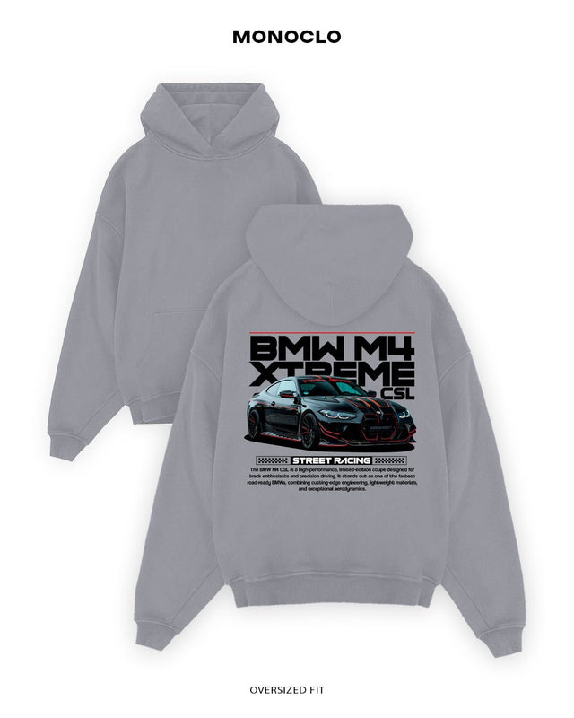 Худі Monoclo BMW M4 CSL - shop_name Сірий