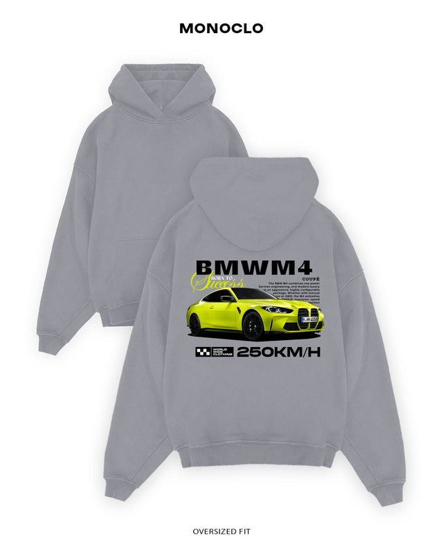 Худі Monoclo BMW M4 Neon - shop_name Сірий