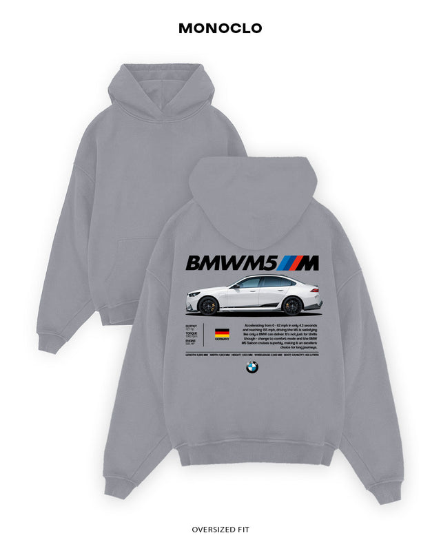 Худі Monoclo BMW M5 G91 2 - shop_name Сірий