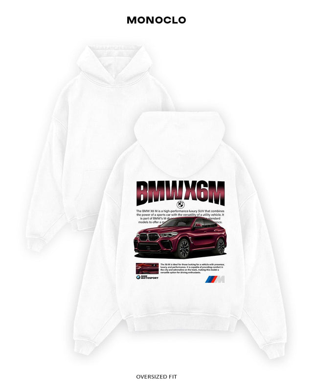Худі Monoclo BMW X6M - shop_name Білий