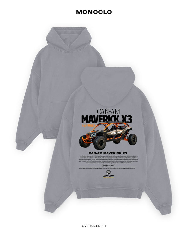 Худі Monoclo Can - Am Maverick X3 - shop_name Сірий