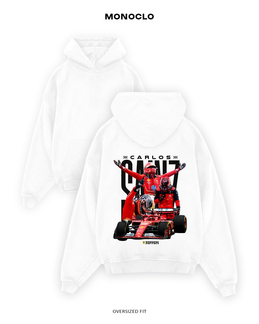 Худі Monoclo Carlos Sainz Ferrari Immortal - shop_name Білий