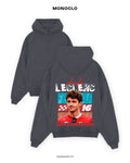 Худі Monoclo Charles Leclerc Ferrari 16 – Оверсайз Унісекс – Графітовий