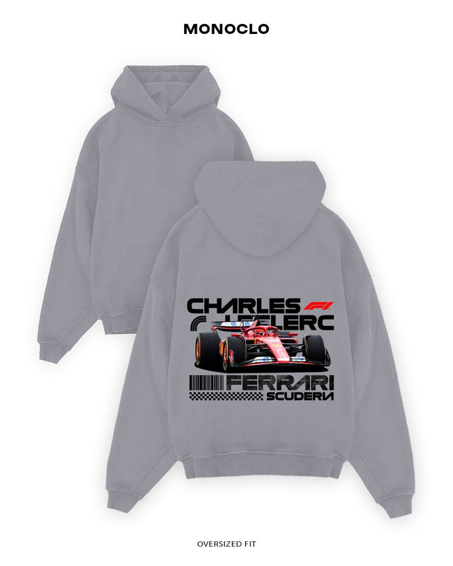 Худі Monoclo Charles Leclerc Ferrari Platinum - shop_name Сірий