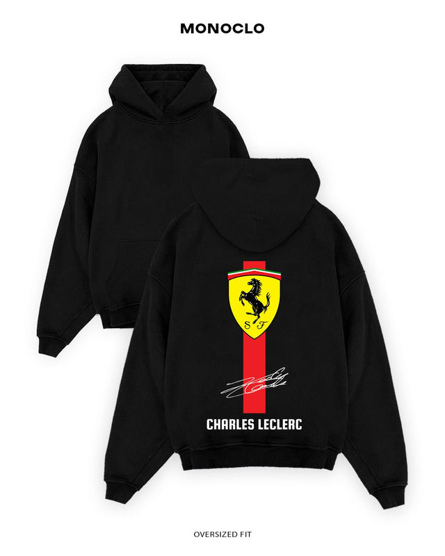 Худі Monoclo Charles Leclerc Sign Formula 1 - shop_name Чорний