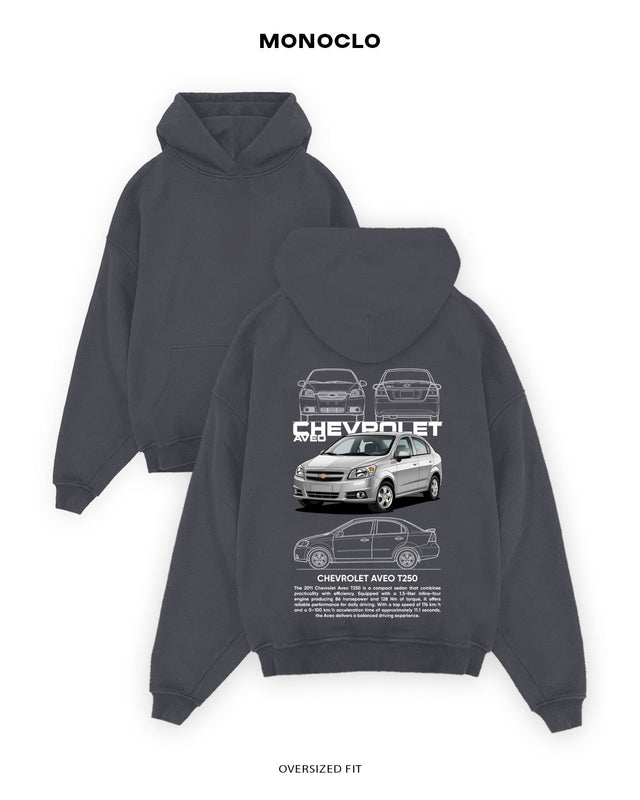Худі Monoclo Chevrolet Aveo T250 - shop_name Графітовий