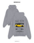 Худі Monoclo Chevrolet Corvette Z06 – Сірий