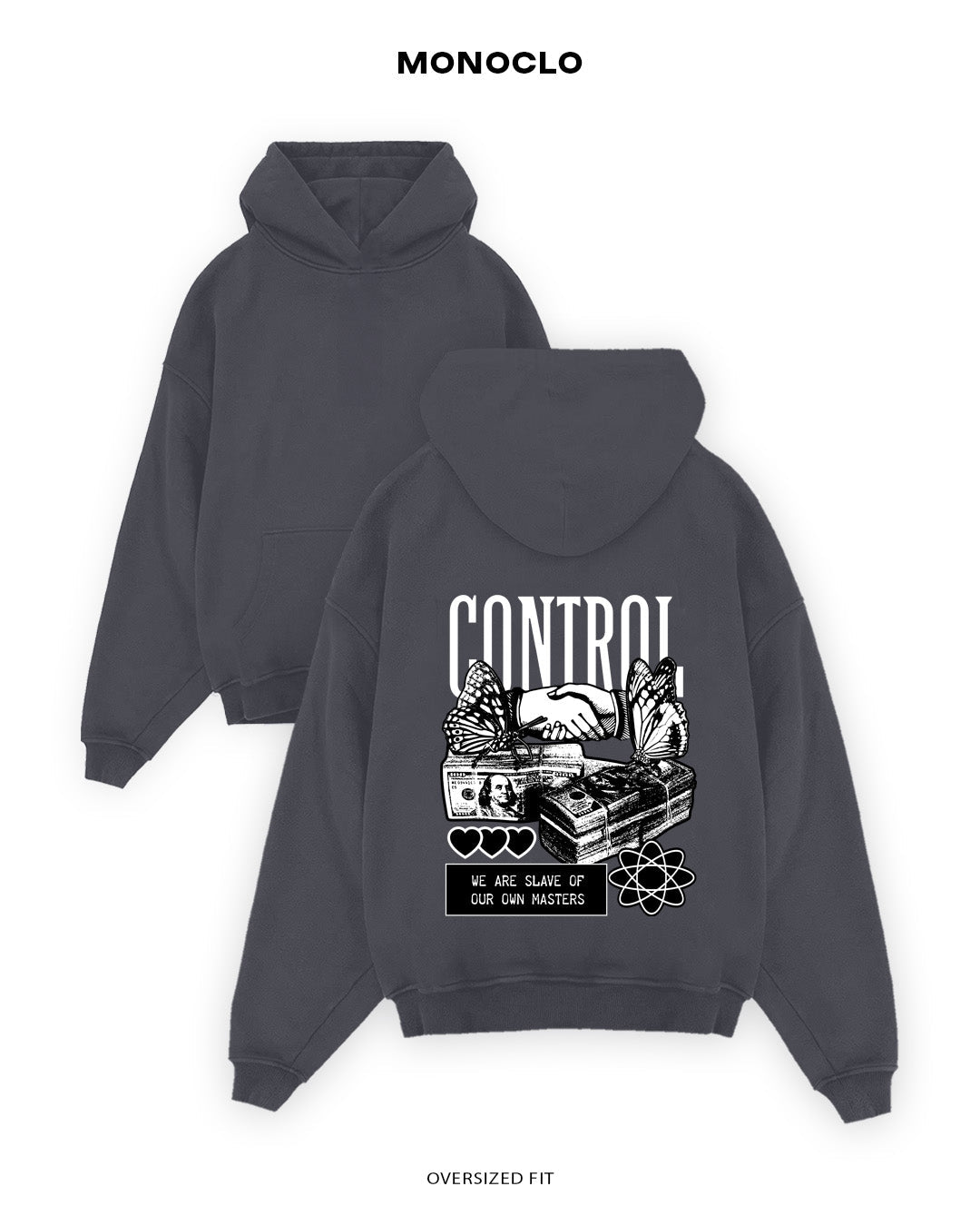Худі Monoclo Control - shop_name Графітовий