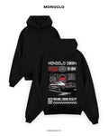 Худі Monoclo DeLorean DMC-12 - Urban Garage Edition – Чорний