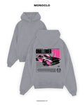 Худі Monoclo Dodge Challenger 70 Pink – Сірий