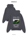 Худі Monoclo Dodge Challenger SRT Green – Графітовий