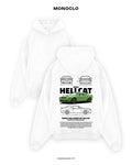 Худі Monoclo Dodge Challenger SRT Hellcat Green – Білий