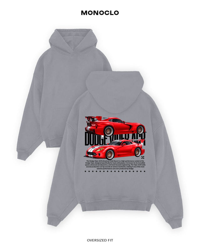 Худі Monoclo Dodge Viper ACR - shop_name Сірий