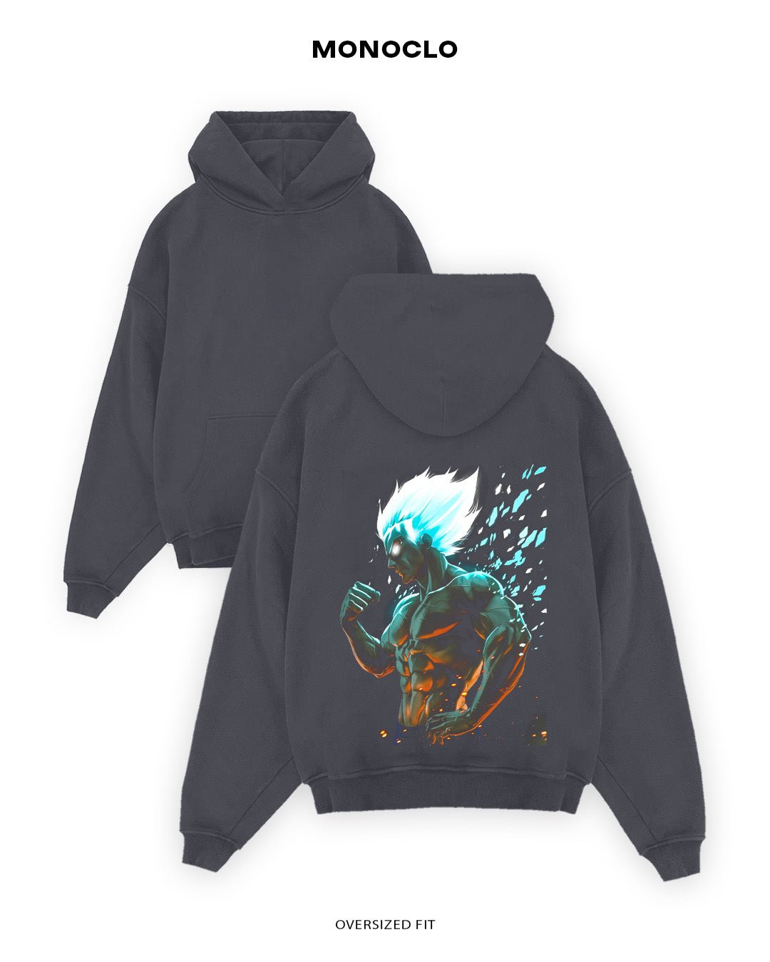 Худі Monoclo DRAGON BALL PREMIUM ⚡ - shop_name Графітовий